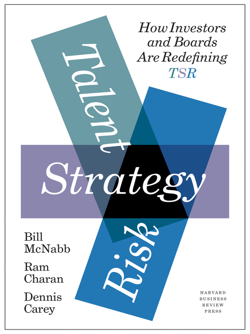 Title details for Talent, Strategy, Risk by Bill McNabb - Available